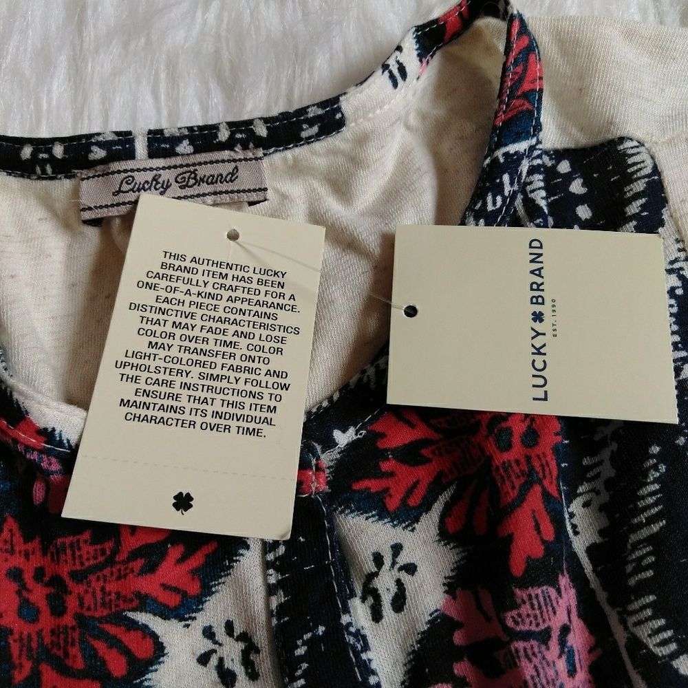 Lucky Brand Ivory Button Down Top - Picture 4 of 4